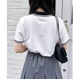 胸ロゴクロップドポロシャツ | INGNI | 詳細画像4