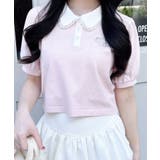 衿レース付胸ロゴポロシャツ | INGNI  | 詳細画像13 