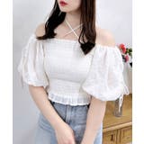 【WEB限定】シャーリングオフショルブラウス | INGNI | 詳細画像7