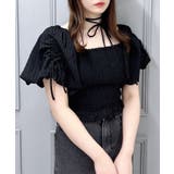 【WEB限定】シャーリングオフショルブラウス | INGNI | 詳細画像17