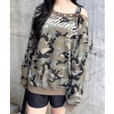 ハトメオフショルロゴ裏毛TOPs | INGNI  | 詳細画像13 