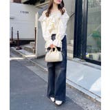 クロスフリルオフショルブラウス | INGNI  | 詳細画像7 