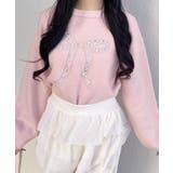 7Gもちもちリボン×ビジューニット | INGNI  | 詳細画像23 