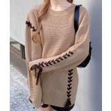 7Gレースアップ畦チュニックニット | INGNI  | 詳細画像7 