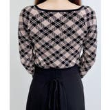 12Gパールビット付きチェックJQニット | INGNI  | 詳細画像19 