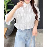 【WEB限定】フリルリボンショート5分袖シャツ | INGNI | 詳細画像15
