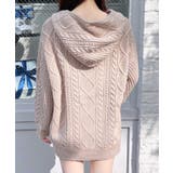 ケーブルBIGニットパーカー | INGNI  | 詳細画像11 