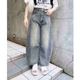 デニム/ブルー | デニムカーブパンツ | INGNI 