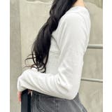 サイドレース胸ロゴロンT | INGNI  | 詳細画像10 