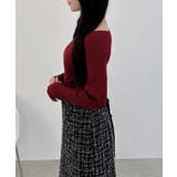 12Gデコルテオープンビジューニット | INGNI  | 詳細画像4 