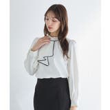 ボウタイトロミブラウス | INGNI  | 詳細画像1 