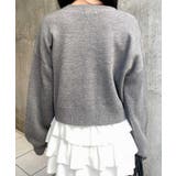 12Gショート丈3段ロゴニット | INGNI | 詳細画像10