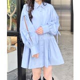 袖リボンティアードチュニックシャツワンピース | INGNI | 詳細画像15