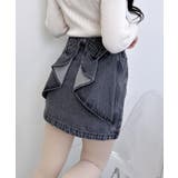 Backリボンデニムタイトミニスカート | INGNI  | 詳細画像9 