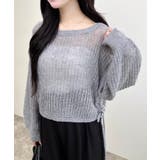 グレー | 3Gドロストモヘアニット | INGNI 