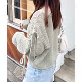 7Gメッシュショルダースリットリボンニット | INGNI  | 詳細画像21 