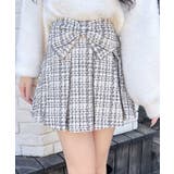 Frontリボンツイードプリーツスカパン | INGNI  | 詳細画像1 