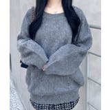 7G Backベロアリボンチュニックシャギーニット | INGNI  | 詳細画像21 