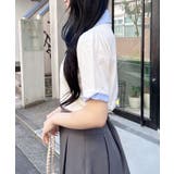 12G Wカラー配色半袖ポロニット | INGNI  | 詳細画像18 