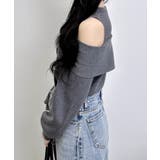 12G肩開きリボンニット | INGNI | 詳細画像23