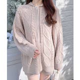 ケーブルBIGニットパーカー | INGNI  | 詳細画像8 