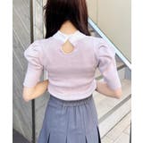 【WEB限定】シアーボウタイ半袖ニット | INGNI  | 詳細画像16 