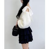 12G肩リボンワンショルフェザーニット | INGNI  | 詳細画像14 