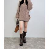 3G 2WAYケーブルルーズチュニックニット | INGNI  | 詳細画像25 