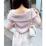 【WEB限定】半袖オフショルリボンニット | INGNI | 詳細画像13