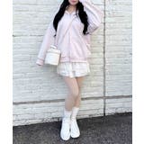 胸プレート付ダンボールダブルZIPパーカー | INGNI  | 詳細画像7 