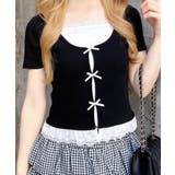 レイヤード前リボンリブTOPs | INGNI  | 詳細画像21 