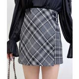 サイドベルトチェック柄ラップスカパン | INGNI  | 詳細画像6 