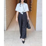 パールピン付トロミボウタイフレアスリーブブラウス | INGNI | 詳細画像7