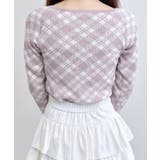 12Gパールビット付きチェックJQニット | INGNI  | 詳細画像12 