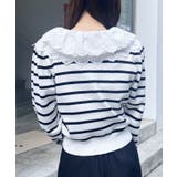 12Gレースフリル衿ニットカーディガン | INGNI  | 詳細画像5 