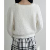 5Gレース付フェザーニットカーディガン | INGNI | 詳細画像4