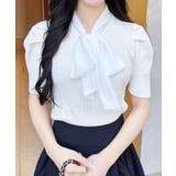 【WEB限定】シアーボウタイ半袖ニット | INGNI  | 詳細画像6 