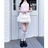 レースレイヤード風リボン付きリブTOPs | INGNI  | 詳細画像34 