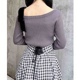 12Gリブワンショルベロアリボンニット | INGNI | 詳細画像17