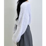 7Gパールビジューロゴフェザーニット | INGNI  | 詳細画像7 