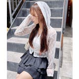 オフホワイト | ダブルジップレースパーカー | INGNI