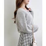 5Gレース付フェザーニットカーディガン | INGNI | 詳細画像15