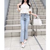 ビジュ付フレアデニムパンツ | INGNI  | 詳細画像6 