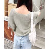 7Gメッシュショルダースリットリボンニット | INGNI  | 詳細画像22 