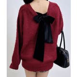 7G Backベロアリボンチュニックシャギーニット | INGNI  | 詳細画像11 