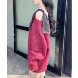 7Gワンショル肩リボンシャギーチュニックニット | INGNI  | 詳細画像25 