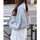 袖レースラインショート裏毛トップス | INGNI | 詳細画像12