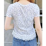 レースレイヤード風リボン付きリブTOPs | INGNI  | 詳細画像26 