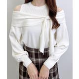 12G肩開きリボンニット | INGNI | 詳細画像2