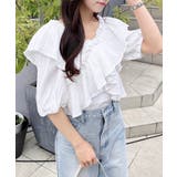 【WEB限定】楊柳フリルオフショルブラウス | INGNI | 詳細画像14